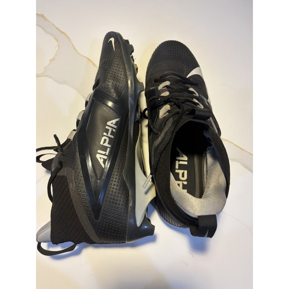 Nike Other - Nike Alpha Menace 4 Elite Football Cleats Black White Men's Size 13 FD7036-001